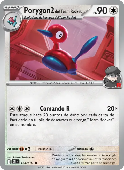 Team Rocket's Porygon2 [R Command]