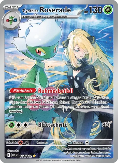 Cynthia's Roserade [Cheer On to Glory | Leaf Step]