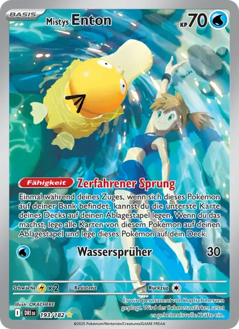 Misty's Psyduck [Flustered Leap | Sprinkle Water]