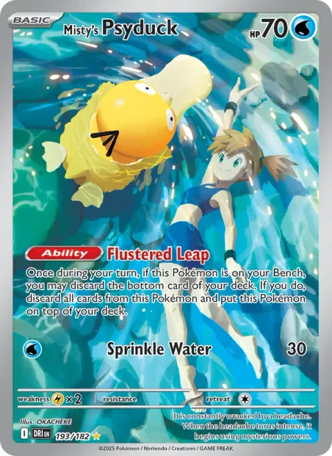 Misty's Psyduck [Flustered Leap | Sprinkle Water]