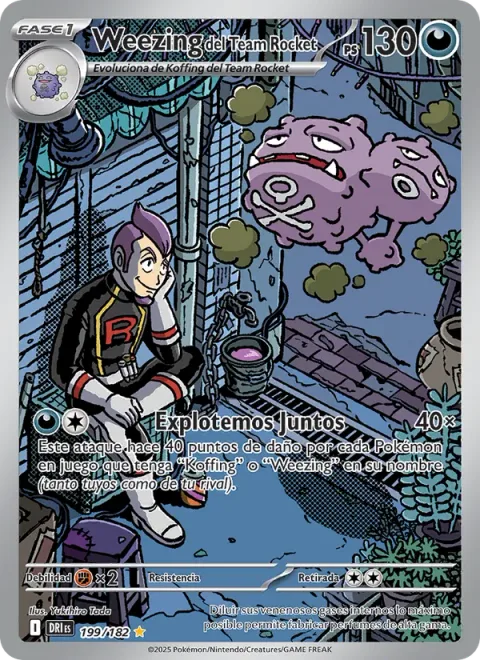 Team Rocket's Weezing [Explode Together Now]