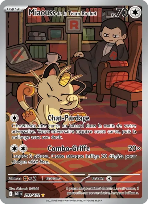 Team Rocket's Meowth [Paw-cket Pilfer | Fury Swipes]