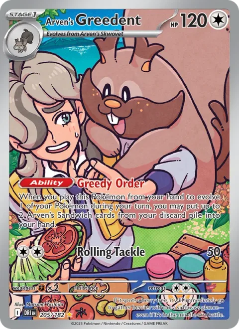 Arven's Greedent [Greedy Order | Rolling Tackle]