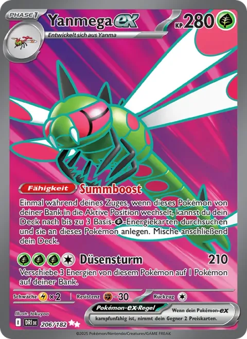 Yanmega ex [Buzzing Boost | Jet Cyclone]