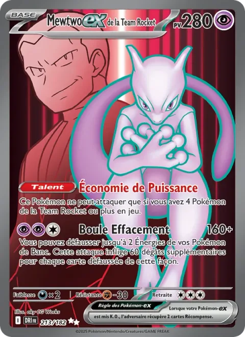 Team Rocket's Mewtwo ex [Power Saver | Erasure Ball]