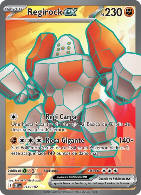Regirock ex [Regi Charge | Giant Rock]
