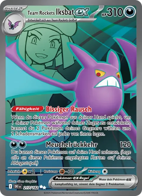 Team Rocket's Crobat ex [Biting Spree | Assassin's Return]