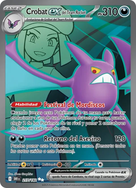 Team Rocket's Crobat ex [Biting Spree | Assassin's Return]