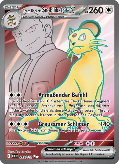 Team Rocket's Persian ex [Haughty Order | Cruel Slash]