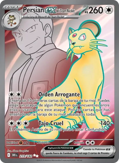 Team Rocket's Persian ex [Haughty Order | Cruel Slash]