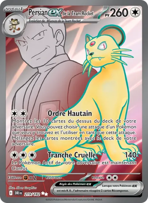 Team Rocket's Persian ex [Haughty Order | Cruel Slash]