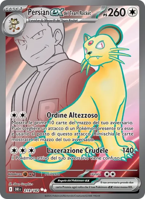 Team Rocket's Persian ex [Haughty Order | Cruel Slash]