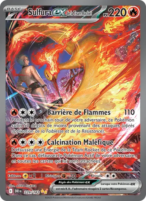 Team Rocket's Moltres ex [Flame Screen | Evil Incineration]