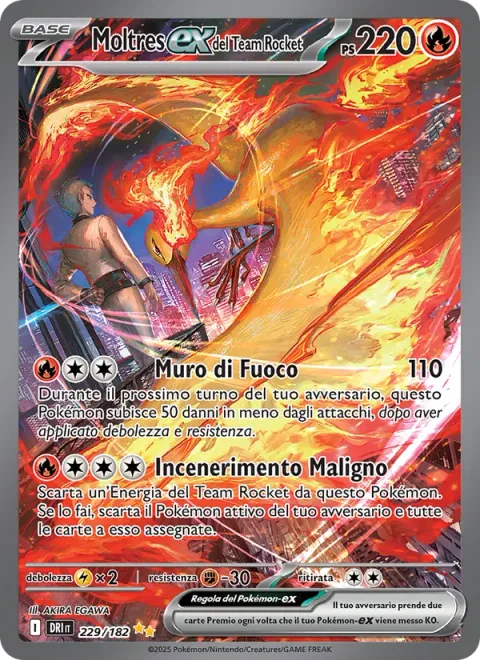 Team Rocket's Moltres ex [Flame Screen | Evil Incineration]
