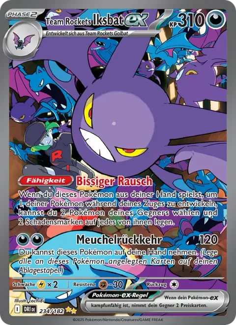 Team Rocket's Crobat ex [Biting Spree | Assassin's Return]