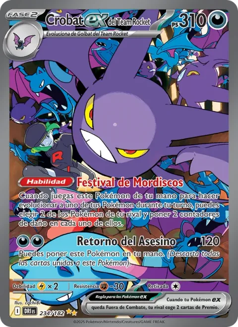 Team Rocket's Crobat ex [Biting Spree | Assassin's Return]