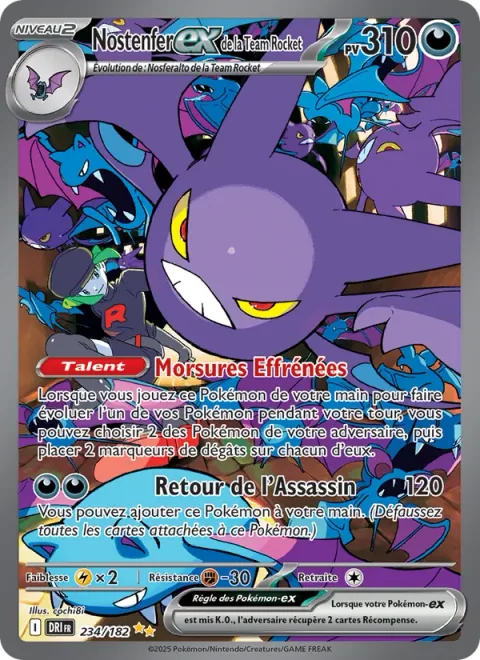 Team Rocket's Crobat ex [Biting Spree | Assassin's Return]