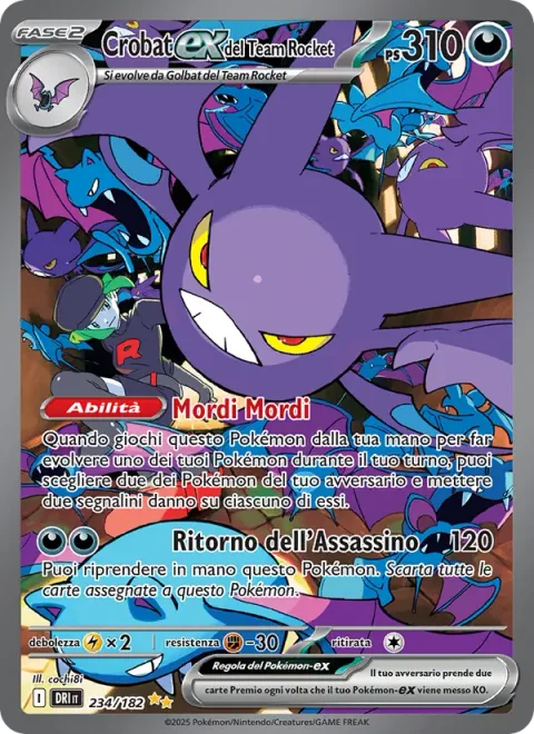 Team Rocket's Crobat ex [Biting Spree | Assassin's Return]