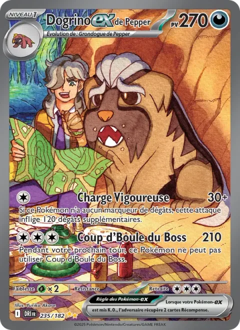 Arven's Mabosstiff ex [Vigorous Tackle | Boss Headbutt]