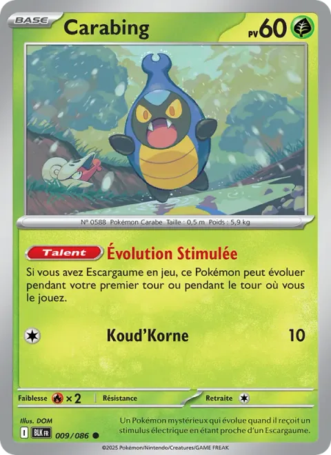 Karrablast [Stimulated Evolution | Horn Attack]