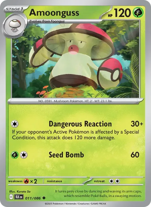 Amoonguss [Dangerous Reaction | Seed Bomb]