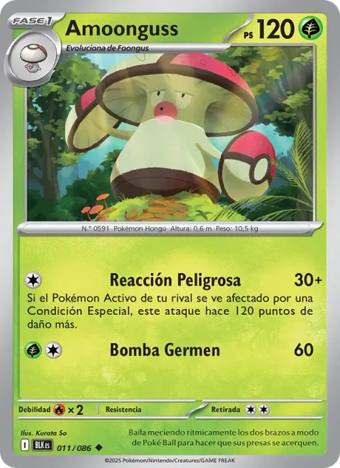 Amoonguss [Dangerous Reaction | Seed Bomb]