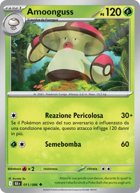 Amoonguss [Dangerous Reaction | Seed Bomb]
