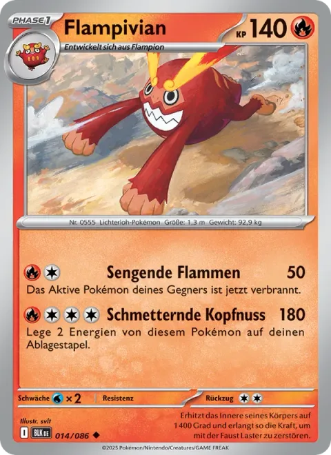 Darmanitan [Searing Flame | Smashing Headbutt]