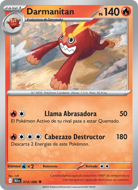 Darmanitan [Searing Flame | Smashing Headbutt]