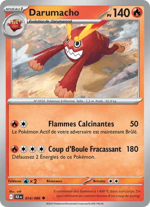 Darmanitan [Searing Flame | Smashing Headbutt]