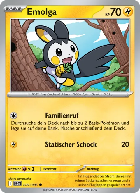 Emolga [Call for Family | Static Shock | SV]