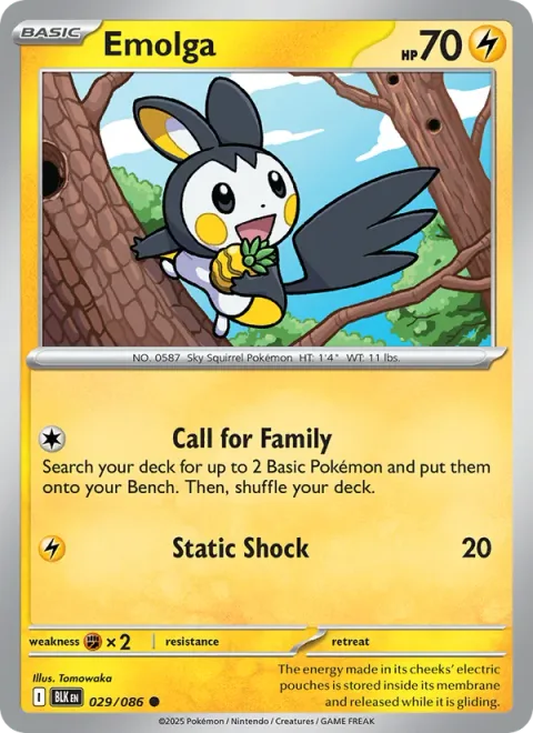 Emolga [Call for Family | Static Shock | SV]