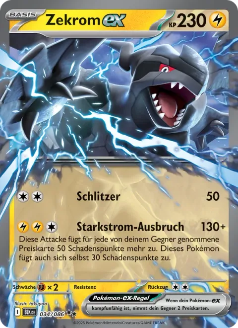 Zekrom ex [Slash | Voltage Burst]