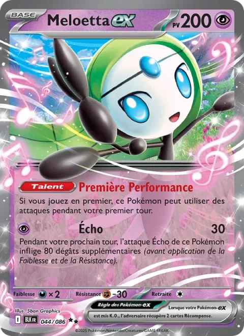 Meloetta ex [Debut Performance | Echoed Voice]