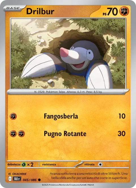 Drilbur [Mud-Slap | Corkscrew Punch]