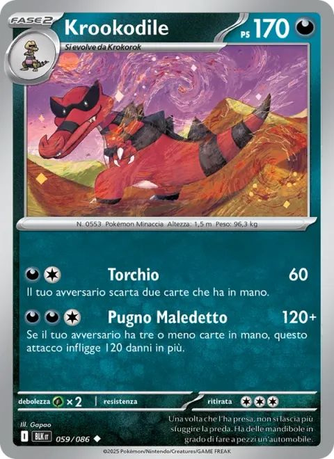Krookodile [Tighten Up | Cursed Slug]
