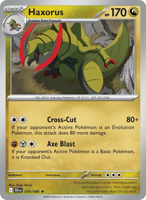 Haxorus [Cross-Cut | Axe Blast]