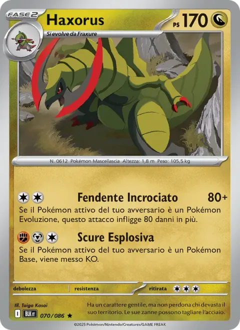Haxorus [Cross-Cut | Axe Blast]
