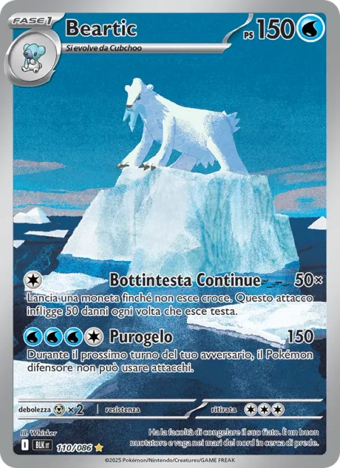 Beartic [Continuous Headbutt | Sheer Cold]