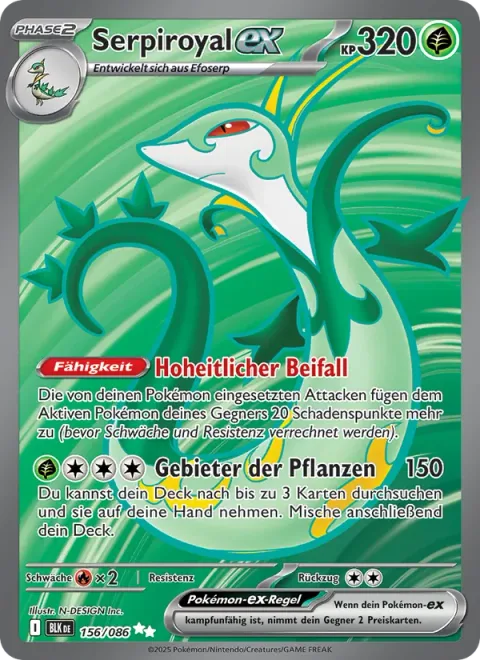 Serperior ex [Regal Cheer | Command the Grass]