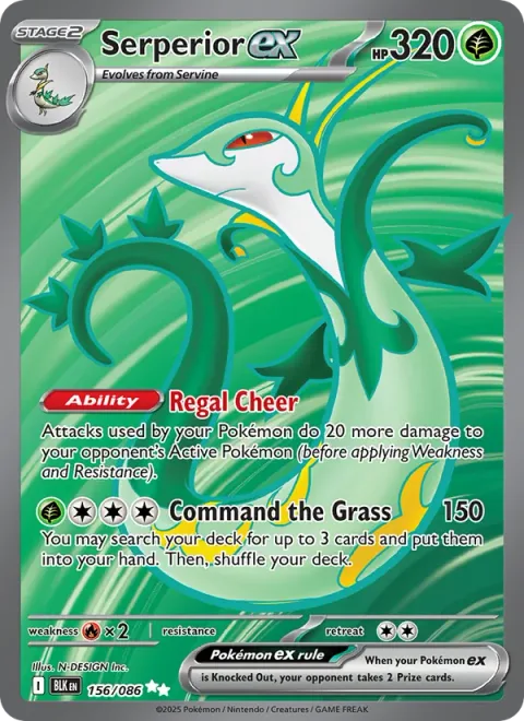Serperior ex [Regal Cheer | Command the Grass]