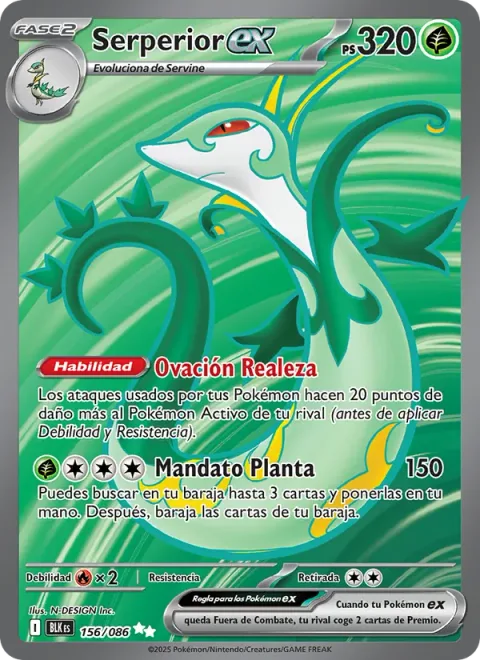 Serperior ex [Regal Cheer | Command the Grass]