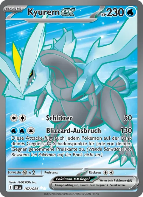 Kyurem ex [Slash | Blizzard Burst]