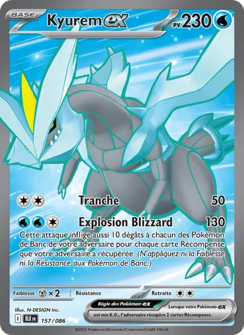 Kyurem ex [Slash | Blizzard Burst]