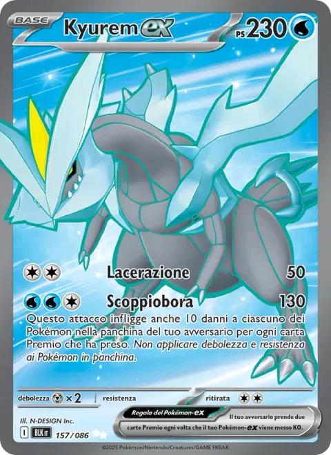 Kyurem ex [Slash | Blizzard Burst]