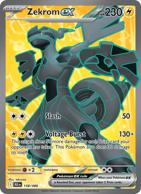 Zekrom ex [Slash | Voltage Burst]