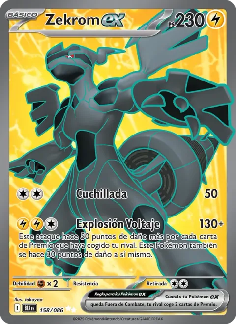 Zekrom ex [Slash | Voltage Burst]