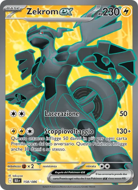 Zekrom ex [Slash | Voltage Burst]