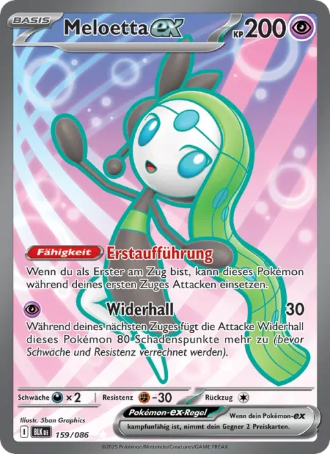 Meloetta ex [Debut Performance | Echoed Voice]