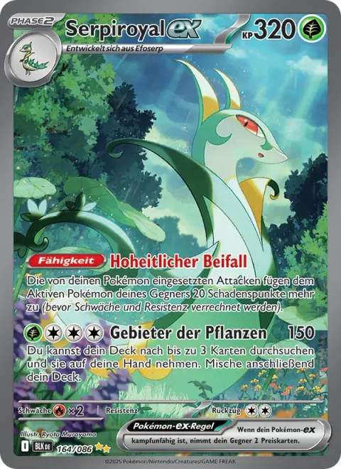 Serperior ex [Regal Cheer | Command the Grass]